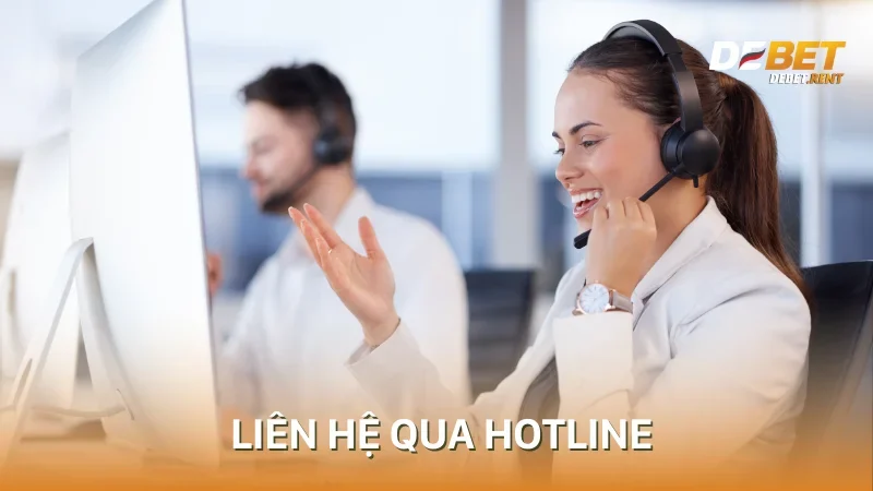 Liên hệ với đội ngũ Debet qua Hotline