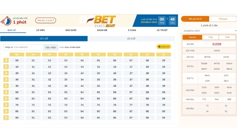 Xố số Debet siêu tốc mang tới trải nghiệm nhanh chóng